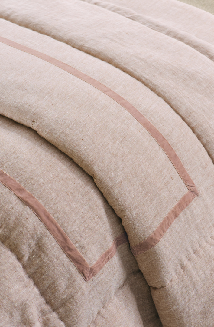 Bianca Lorenne - Luchesi Pink Clay Comforter - (Cushion - Eurocases Sold Separately) image 1